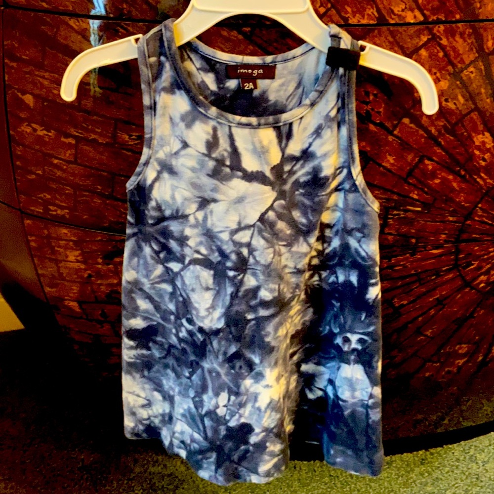Toddler tie dye print dress